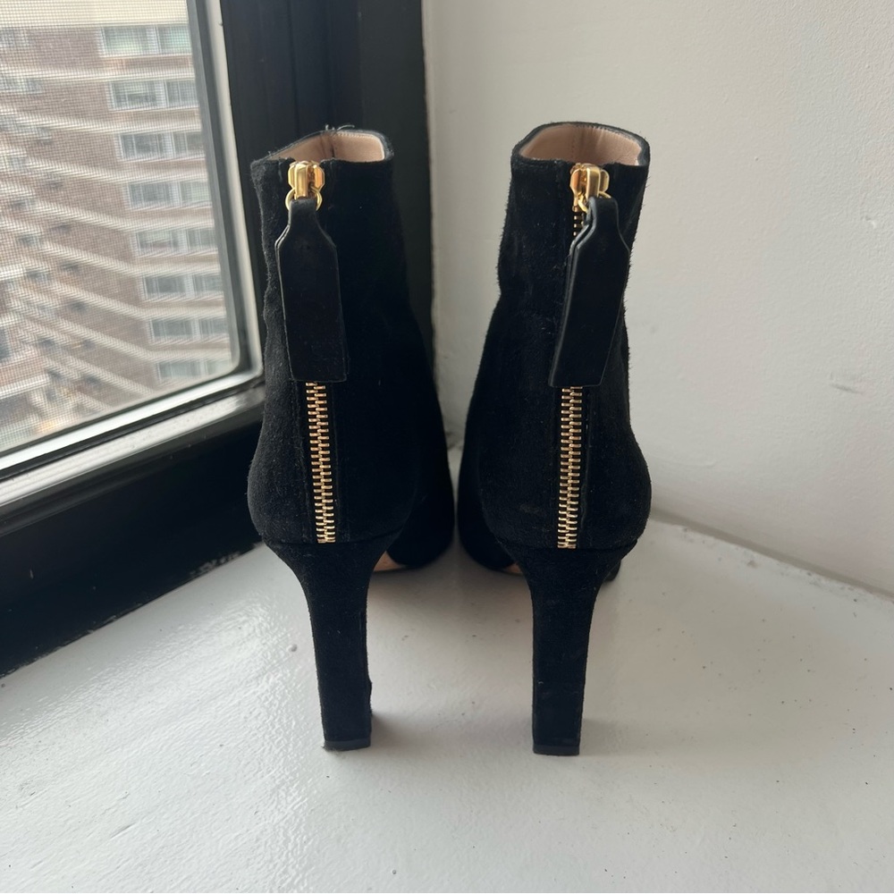 Stuart Weitzman Delphine Suede Booties - image 5